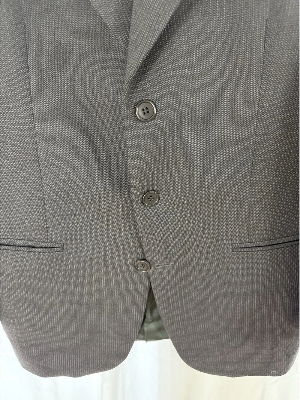 Studio 0001 Ferre Italy Sport Coat Men Charcoal Gray Wool Saks 5th Ave 40-42R
